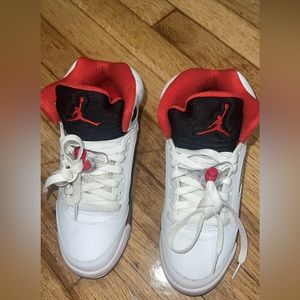 fire red 5s size 5
